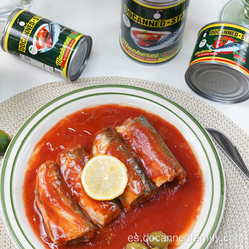 caballa de pescado del pacifico en conserva en salsa de tomate 155g